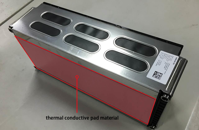 The application of thermal silicon pad in power batteries