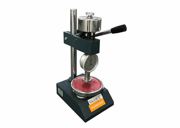 Shore C hardness tester