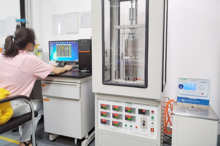 Thermal conductivity silicon pad thermal conductivity test