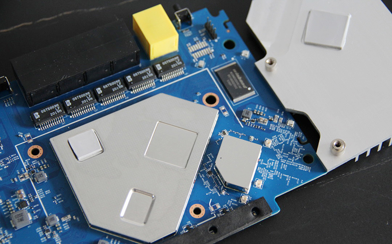 thermal silicon pad for router