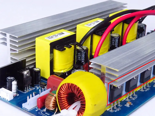 The role of thermal conductive silicone pads in MOSFETs