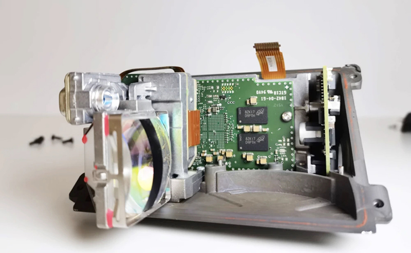 Internal structure of LiDAR