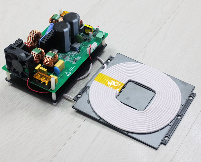 Wireless charger thermal management structure