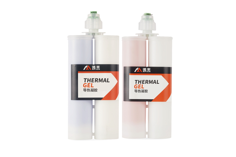 Two-component thermal gel